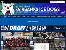 Tablet Screenshot of fairbanksicedogs.com